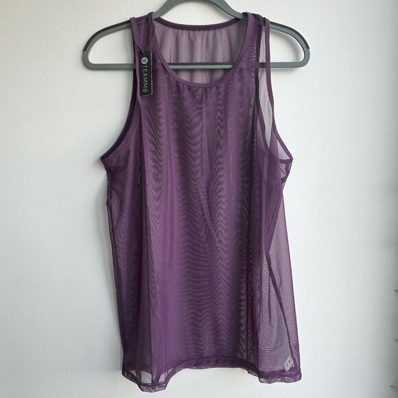 Teamm8 - Score Sheer Tank and Brief Set - Plum Purple (M) - PRICE FIRM - Picture 3 of 11
